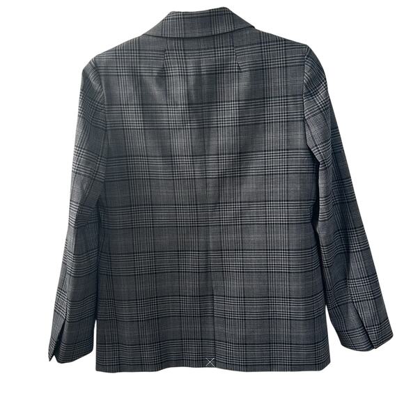 J.Crew Sommerset Blazer in Grey Plaid Italian Wool Quiet Luxury Size 2 NWT - Picture 6 of 6